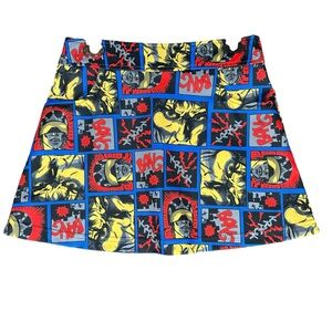 Space Girl Z Women’s L Large Comic Graphic Mini Skirt Y2K 2000s Grunge Street